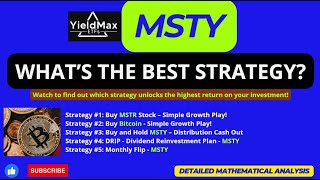 YieldMax ETFs MSTY  Reinvestment Cashing Out Or Monthly Flip Whats the Best Strategy for MSTY [upl. by Airdna]