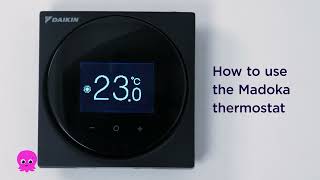 How to use your Daikin heat pump thermostat [upl. by Dekeles]