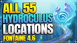 All 55 Hydroculus Locations in Fontaine 46  In Depth Follow Along Route 【Genshin Impact】 [upl. by Josee330]