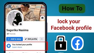 How To Lock Your Facebook Profile 2024  New update [upl. by Nasas50]