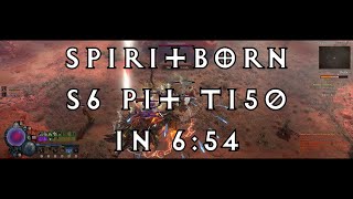 Spiritborn S6 Pit T150 in 654 [upl. by Amieva683]