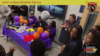 Justin Lartigue Baseball Signing [upl. by Liliane]