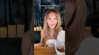 ASMR Affirmations for sleep Multilingual Eng Spanish Russian [upl. by Fausta]