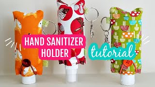 DIY Hand Sanitizer Holder handsanitizerholder handgelpouch [upl. by Melony984]