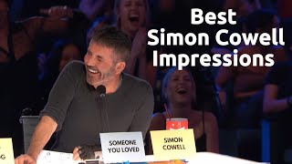 Best Impressions of Simon Cowell in Got Talent  AGT  BGT allgottalent agt bgt talent [upl. by Lerak81]