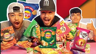 Mexicans Try Indian Snacks for the FIRST TIME POPULAR INDIAN SNACK TASTE TEST [upl. by Early]