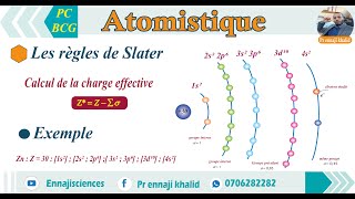 Charge effective de Zn règles de Slater [upl. by Etterrag489]