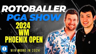 2024 Waste Management Phoenix Open  The RotoBaller PGA Show [upl. by Craggie860]