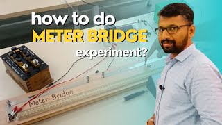 Meter Bridge Experiment  How to Determine Wire Resistance using Metre Bridge  Class 12 [upl. by Lisandra]