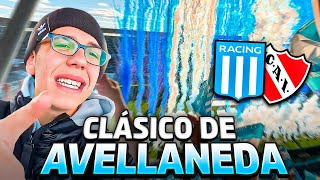 ASÍ SE VIVE EL CLÁSICO DE AVELLANEDA RACING  INDEPENDIENTE [upl. by Pris]