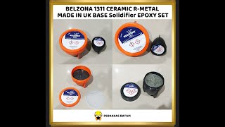 BELZONA 1311 CERAMIC RMETAL MADE IN UK BASE Solidifier EPOXY SET [upl. by Idnerb]