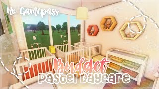 Roblox Bloxburg  No Gamepass Budget Colorful Daycare  Minami Oroi [upl. by Jammin]