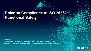 Polarion for Auto  ISO26262 Compliance [upl. by Anders]