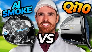 Callaway Paradym Ai Smoke vs TaylorMade Qi10  ULTIMATE DRIVER HEADTOHEAD [upl. by Jit]