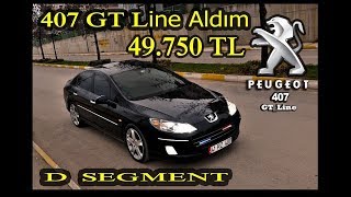 2010 Model Peugeot 407 GT Line 20 HDi 163hp 320nm Tork 49750 TL EvdeKal [upl. by Adnole]