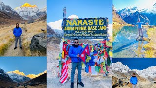 ANNAPURNA BASE CAMP TREK  ABC TREK 4130M  4K  PART1 [upl. by Hedaza412]