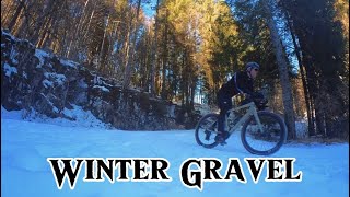 GRAVEL invernale in altura 🏔️ con imprevisto 😵‍💫 [upl. by Jervis]