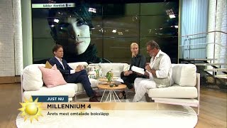 David Lagercrantz om syftningsfelet Skamsen men stolt  Nyhetsmorgon TV4 [upl. by Oakes]