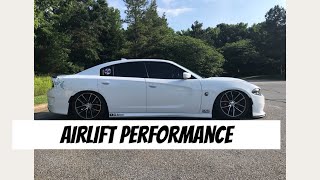 Airlift Performance 3P installed on my Scat Pack Charger [upl. by Nylarahs692]