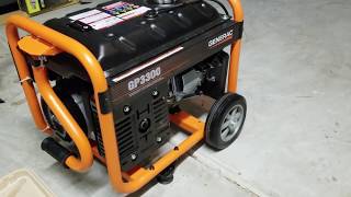 Generac Generator Review GP3300 [upl. by Ecilegna]