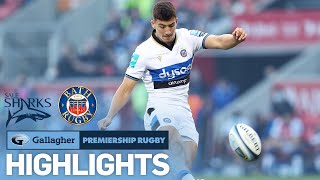 Sale v Bath  HIGHLIGHTS  Thrilling Comeback  Gallagher Premiership 202122 [upl. by Soraya]