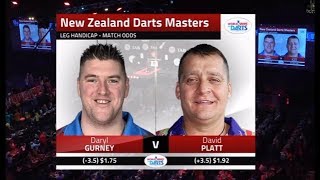 2019 New Zealand Darts Masters Round 1 Gurney vs Platt [upl. by Natanoy]