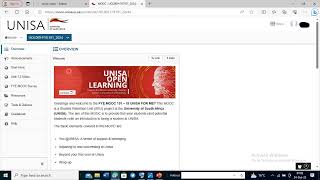 UNISA MOOC TEST amp Accepting Offer [upl. by Atiuqrahc]