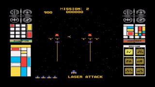 Gorf  Arcade  Top Arcade Games of the 80s Midway 1981 [upl. by Galvan]