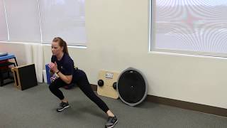 Side Lunges Demonstration [upl. by Mussman452]