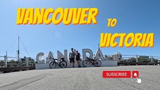 Biking from Tsawwassen to Victoria Harbour [upl. by Yelyak]