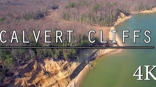 Calvert Cliffs  4K Drone [upl. by Eical]