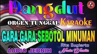 Gara Gara Sebotol Minuman  Karaoke Nada Wanita Revina Alvira  Dangdut Orgen Tunggal [upl. by Treve88]