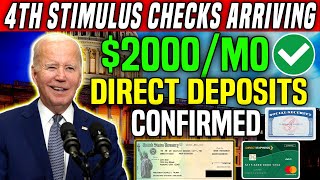 4th Stimulus Checks Updates  2000Mo Direct Deposits Confirmed For LowIncomes In All 50 States [upl. by Kevyn]