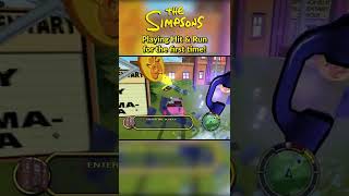 Playing The Simpsons Hit amp Run for the first time [upl. by Mace]