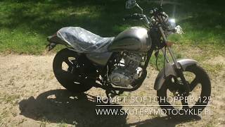 Romet Soft Chopper 125 SoftChopper  przegląd pojazdu [upl. by Kalli583]