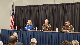 AUSA Press Conf Army Sec Christine Wormuth Chief Staff Randy George SMA Michael Weimer 101424 [upl. by Julee]