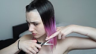 Haircut Vlog  Reshave and Cutting Off Damaged Ends [upl. by Pollux]