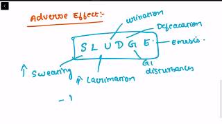 PILOCARPINE  USES ADVERSE EFFECTS ANTIDOTE  SLUDGE EFFECT PHARMACOLOGYMADEEASY [upl. by Jarita509]