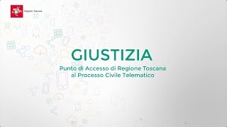 Cancelleria Giustizia  Open Toscana  Tutorial [upl. by Enilrad]