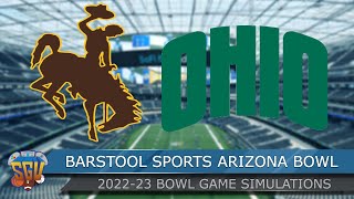 Barstool Sports Arizona Bowl 2022  Ohio vs Wyoming  Full Game Highlights NCAA 14 Sim [upl. by Shaddock700]