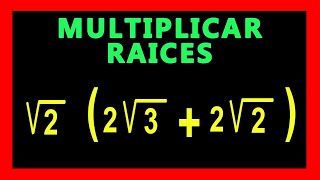 ✅👉 Multiplicacion de Radicales con Parentesis ✅ Como Multiplicar Radicales [upl. by Kreager]