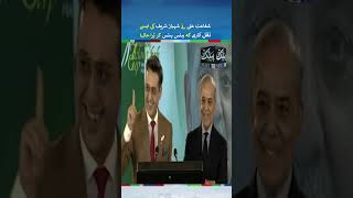 Shafaat Alis Mimicry of PM Shehbaz Sharif Prompts Laughter shorts shortsyoutube pti nawaz [upl. by Asirem]