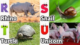 ABC Cute Animals Song  Alphabets Kids song  Learn Alphabets English and Animals for Kids Fun [upl. by Bina]