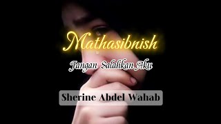 Lagu Arab Paling Sedih  Mathasibnish  Sherine Abdel Wahab [upl. by Yniffit]