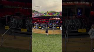 Waltzer With a Spinning Roof at Corby Fair 2024 waltzer funfair uk shorts [upl. by Alleacim]