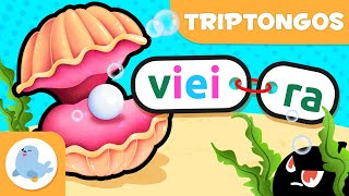 LOS TRIPTONGOS 🦸‍♀️ GRAMÁTICA y ORTOGRAFÍA para niños 📝 Superlexia ⭐ Episodio 11 [upl. by Ipoillak37]