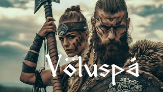 Voluspar Völuspá old Norse The prophecy of the seeress Viking prophecy Edda Odin poem test stanza [upl. by Sherar]