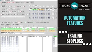 TradeFlow  Trailing Stop Loss Trail SL on individual legs [upl. by Janith]