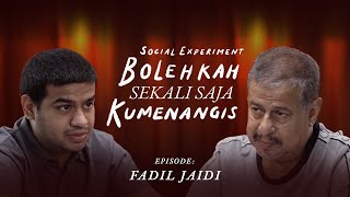 Social Experiment Bolehkah Sekali Saja Kumenangis  Eps 9  Fadil Jaidi [upl. by Christye]