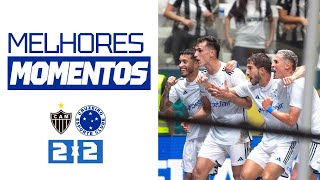 🦊⚽ MELHORES MOMENTOS  AtléticoMG 2 x 2 Cruzeiro [upl. by Eleumas]